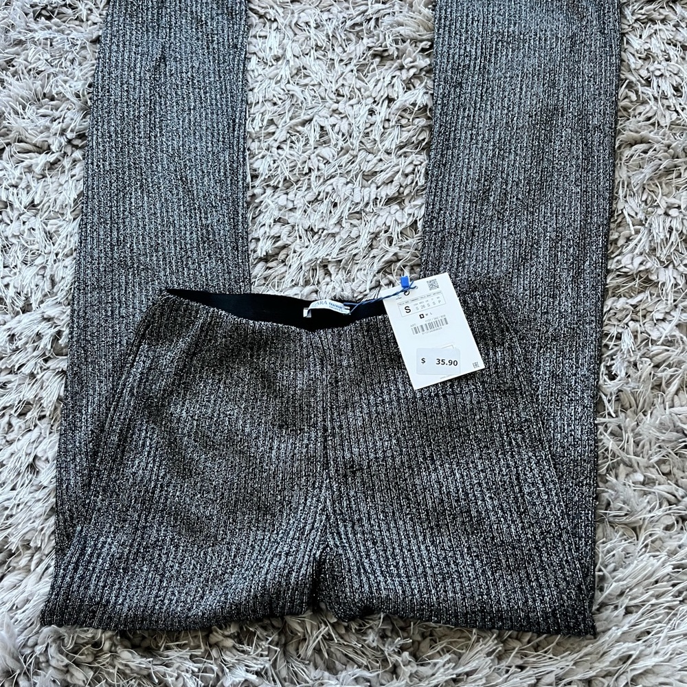 Zara sparkle pants